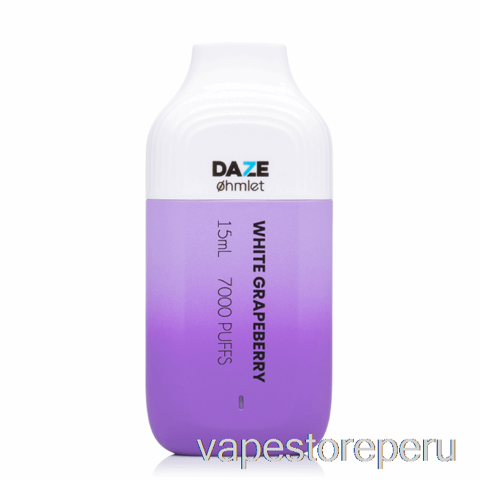 Vape Desechable 7 Daze Ohmlet 7000 0% Cero Nicotina Desechable Pomelo Blanco